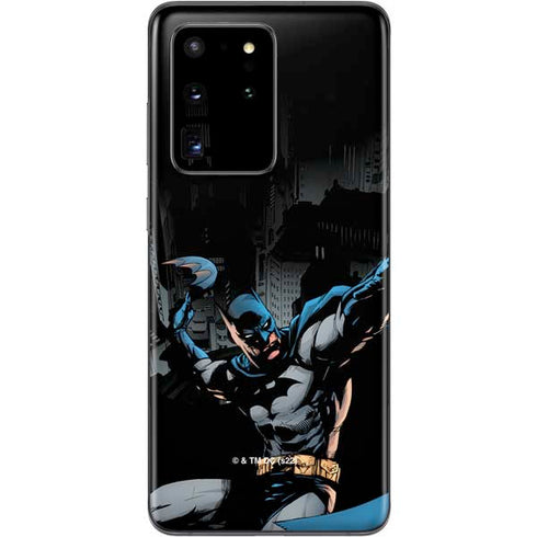 DC Comics Batman Throwing Batarang Jim Lee Art Galaxy S20 Ultra 5G Skin